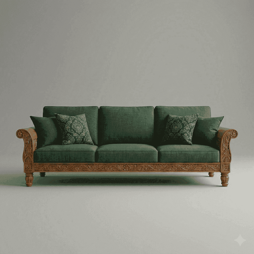 Wooden Sofa Set